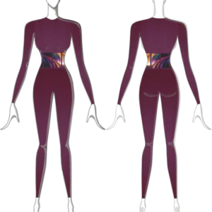 Macacão para Tecido Acrobático Cintura Hi Tech