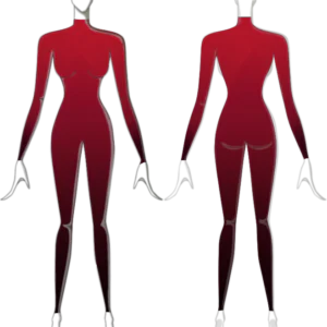 Macacão para Tecido Acrobático Degrade I