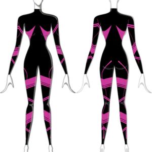 Macacão para Tecido Acrobático Linhas