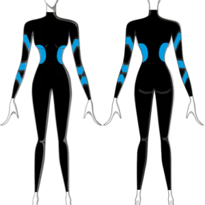 Macacão para Tecido Acrobático Faixas