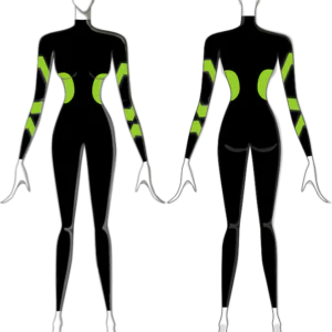 Macacão para Tecido Acrobático Faixas