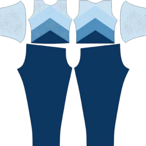 Macacão para Tecido Acrobático Acqua