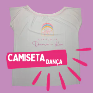 Camiseta Manga Curta Dança e Luz