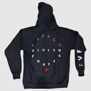 Blusa Moletom Preto, Espaço Vivien Fortes