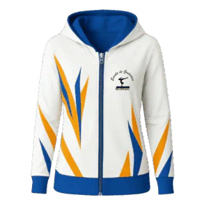 Casaquinho Fitness Feminino com Ziper Escola Reversão