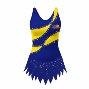 Collant Ginástica Rítmica Raphael di Santo com Cristais Estampados