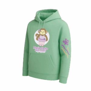 Blusa de Moletom com Capuz Maria Cacko