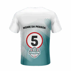 Camiseta Manga Curta Volleyball Cia Athletica Acqua Galleria
