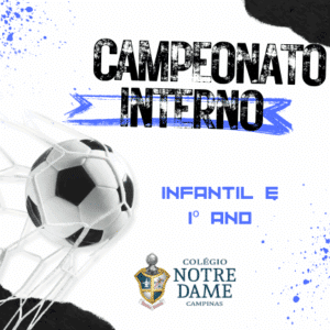 Camiseta Manga Curta Futebol Notre Dame Infantil e 1º ano