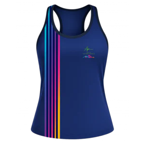 Camiseta Regata Nadador Azul Marinho Aline Paixão