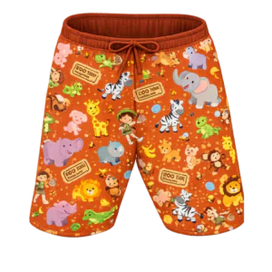 Shorts para Banho com Estampas Lúdicas
