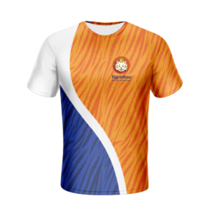 Camiseta Manga Curta Dança Criativa Tigrinhos