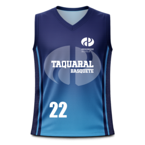 Camiseta Regata para Basquete Progresso Bilíngue