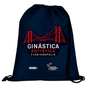 Mochila Saco Esportiva com Cordão ADIEE Ginástica Artística Florianópolis