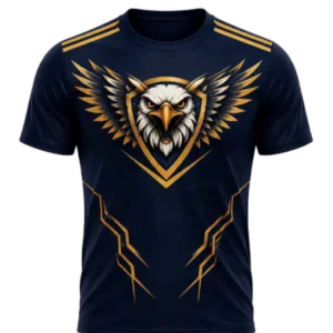 Camiseta Manga Curta Azul Marinho CT Águia Esportes