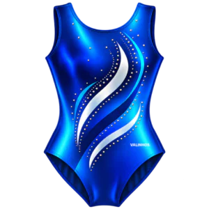 Collant de Competição em Cirrê com Cristal Aplicado – Valinhos